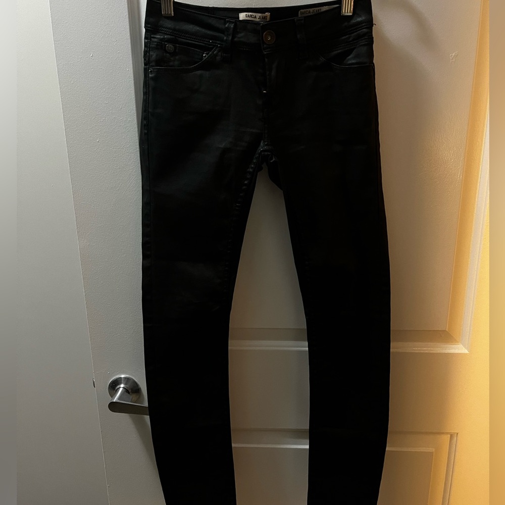 Garcia Jeans | Slim Faux Leather Plants | Great Condition